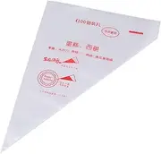 Decorating Piping Bags, 10, 12, 13 Inch, Pack of 100 Reusable Icing Pastry Thick Pastry Frosting Cream Bags for Baking Decorating Cake Cupcake Cookie Icing (L)