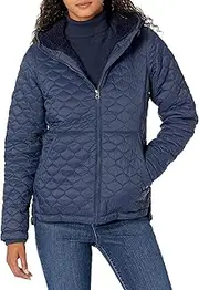 [Amazon Essentials] Women's Lightweight Water-Resistant Sherpa-Lined Hooded Puffer