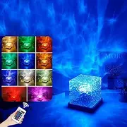 Northern Lights Lamp, 16 Color Northern Lights Ocean Wave Projector Light, Waveqube Lamp, Ocean Wave Ceiling Projector, Galaxy Projector Night Light for Bedroom