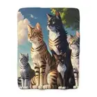 Majestic cat throw blanket Sherpa Fleece Blanket 50x60