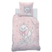 Disney The Aristocats Marie Pink Quilt Cover Set - Single Bed Size