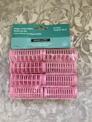 Vintage Sassy & Chic 8-Pk. Snap Cover Rollers - NIP