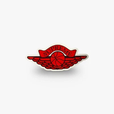 Supreme Sticker 'Michael Jordan Wings Logo' Red (Standard) 1998 Collectible Deca