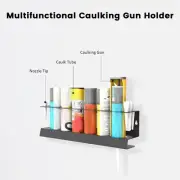 Wall Mount Caulking Tool Storage Rack Caulking Tube Organizer 17x5x3.5inch for