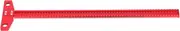 Woodworking Scriber Rulers, Aluminum Alloy Square Lightweight Wear Resistance CNC Finishing with Screw Hole for Carpentry Measuring for Line Drawing(600mm)