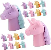 Sewroro Small Erasers for Awards 36pcs Mini Eraser Pets Material Safe for Students