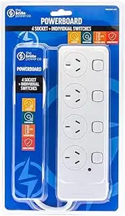 The Brute Power Co 4 Socket Individual Switches Power Board