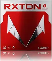 Loki RXTON 1 Table Tennis Rubber Sheet, 2.1mm Professional ITTF Approved Sticky Ping Pong Racket Rubber Red Black, Hard Cake Sponge for Quick Attack Offensive