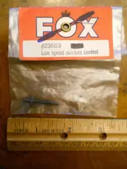 FOX #23663 LOW SPEED MIXTURE CONTROL NEEDLE FOR FOX 36RX ENGINE (NEW IN PACK)