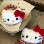 Hello Kitty Plush Scrunchie Hair Tie Accessory Set Of 2
