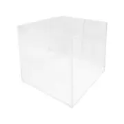 5 Sided Lucite Acrylic Cube Bin Display 12''L x 12''W x 12''H