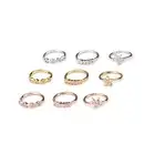 Floral Nose Ring Daith Piercing Cartilage Hoop Septum Rings Tragus Ear Jewelry~√