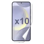 10 Pack Soft PET Film Screen Protector Guard for Samsung Galaxy S24+ PLUS Bulk