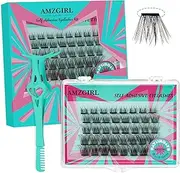 Self Adhesive Eyelashes(40 pcs), False Eyelashes Natural Look, No Glue, Reusable Adhesive-Eyelashes, Fake Lashes for Women(SAT-HJ,D-Mix8-16mm)