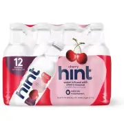 Hint Water Cherry, Pure Water Infused with Cherry 16 Fl Oz (Pack of 12)