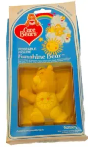 Care Bears - Funshine Bear Poseable Figure - Kenner 60380 ***BRAND NEW***