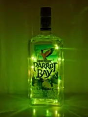CAPTAIN MORGAN PARROT BAY RUM BOTTLE LAMP
