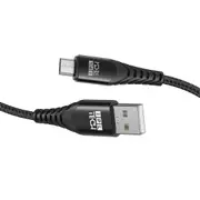 IPL TECH 1.2m Braided USB-A to Micro USB Cable - 3A Fast Charging & Data Sync