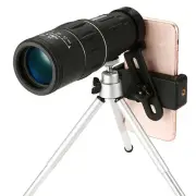 16X52HD Zoom Tripod Monocular Telescope Phone Clip Set Day/Night Vision Camping，