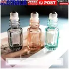 10Pcs 6ml Rollerball Roll On Bottle Stainless Steel Ball Perfume Essential Oil