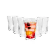 Rink Drink Double-Walled Glasses Set - 360ml - Pack of 6