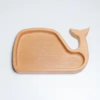 在飛比找momo購物網優惠-【Exquto】原木飾品收納盤－鯨魚(首飾收納/首飾展示)