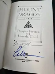 Mount Dragon by Lincoln Child and Douglas Preston (1996, HC) SIGNED 1st/1st NEW