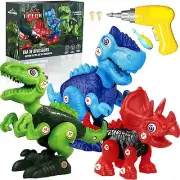 Tiffox Take Apart Dinosaurs Stem Toy with Screwdriver and Drill, NEW in Box
