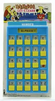 Larami - Underdog Let's Learn Number Alphabet Game - 1975