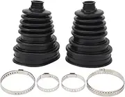 2PCS Universal Highly Flexible CV Boots Set Silicone Constant Velocity Joint Boot Drive Shaft End Cover for Cars