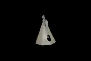 MARX Fort Apache tepee gray plastic toy soldiers cavalry Indians Cowboy playset