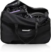 Bicycle transport bag, bicycle travel bag, waterproof for 26 inch folding bike, 700C mountain bike, outdoor bicycle accessories, folding bike bag, cycling storage bag, black