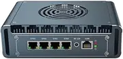 Micro Firewall Appliance, 4x i226-V 2.5Gbe LAN Ports, Celeron N5105 Quad Core Fanless Mini PC, DDR4 1 M.2 Compatible with AES-NI Barebone Router PC VPN, HDMI DP USB3.0 16GB RAM (DDR4) 512