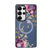 Galaxy S25 Ultra Impact Magnetic Case FLOWER & GOLD