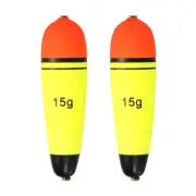 0.5oz Fishing Slip Bobbers, 2 Pack EVA Fishing Float, Yellow