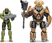 Halo 3.75" Heroes and Villains Figure Pack - Master Chief with Hydra Launcher vs. Brute Chieftain with Gravity Hammer (Infinite)