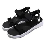 NIKE 耐吉 涼拖鞋 WMNS VISTA SANDAL 女鞋 黑 白 輕量 魔鬼氈 DJ6607-001