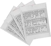 OSALADI 4 Sheets Shortcut Key Stickers Laptop