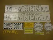 IHC Farmall Model BN Cultivision Tractor Decal Set - MYLAR- New FREE SHIPPING