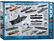 Eurographics 1000pc Aircraft Carrier Evolution