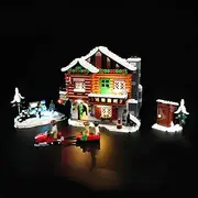[Rorliny] LED Light Kit for Lego Alpine Lodge 10325 Building Set, Creative Lighting Kit Compatible with Lego 10325 (Lights Only, No Lego Set)