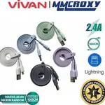 暢銷 VIVAN CSL100 II 數據線充電器 USB LIGHTNING 2.4A 快速交貨