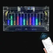DIY bluetooth APP Speaker Kit with Colorful Spectrum Stereo Sound Adjustable Light Electronic Welding Kit