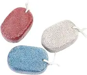 SHERCHPRY 2pcs Natural Pumice Stone Foot File for Home Pedicure Callus Remover and Feet Scraping Tool for Softening Heels and Removing Dead Skin Compact and Easy to Use Random Color
