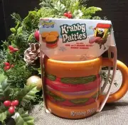 Sponge Bob Square Pants Krabby Patties 14 oz Mug with Candy Christmas Gift Set.