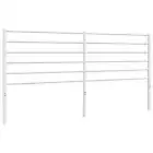 Metal Headboard White 183cm Industrial King Size Bed Frame Head Bedhead