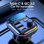 Automotoaccs Car FM Transmitter Bluetooth MP3 USB PD Port