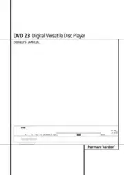 Harman Kardon DVD-23 DVD Player Owners Manual