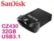 「Sorry」Sandisk Ultra Fit CZ430【讀取130MB、超輕薄】32GB USB3.1 隨身碟