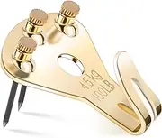 10Pcs Heavy Duty Picture Hangers with Nails, Kinxuanda Professional Picture Hanging Hooks Support up to 100lbs, Premium Hanging Hardware for Clock, Mirror, House Decoration